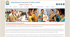 Desktop Screenshot of kamarajarinstitutions.org